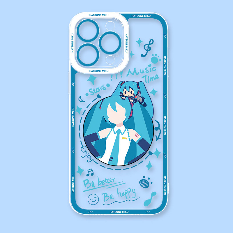 初音未來 天使眼透明手機殼