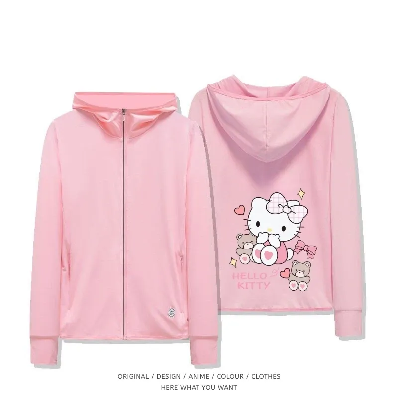 凱蒂貓 Hello Kitty 夏季通勤冰絲速乾涼感防曬外套