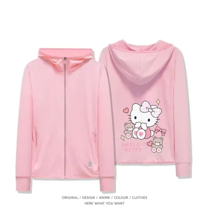 凱蒂貓 Hello Kitty 夏季通勤冰絲速乾涼感防曬外套