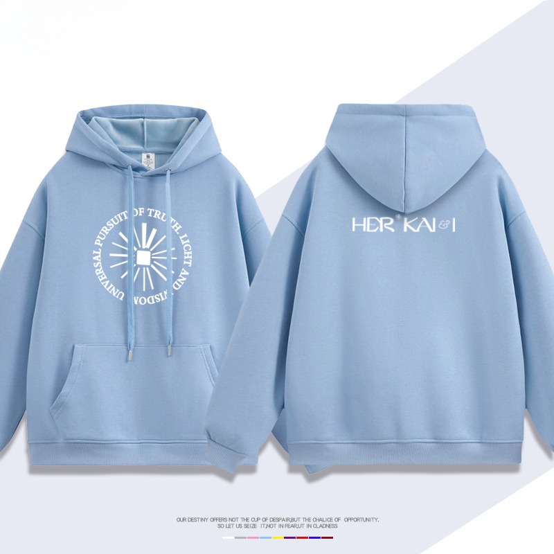 欧文同款 聯名衛衣2026秋冬新款 親子情侶裝連帽衛衣