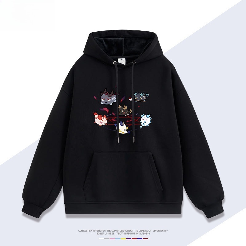 明日方舟龍泡泡新款 親子情侶男女連帽衛衣