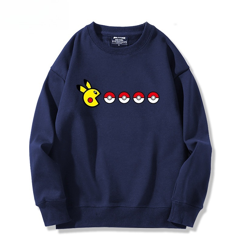 精靈寶可夢星之卡比 聯名親子情侶裝 圓領長袖