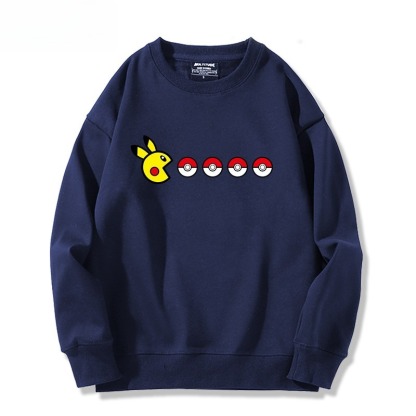 精靈寶可夢星之卡比 聯名親子情侶裝 圓領長袖