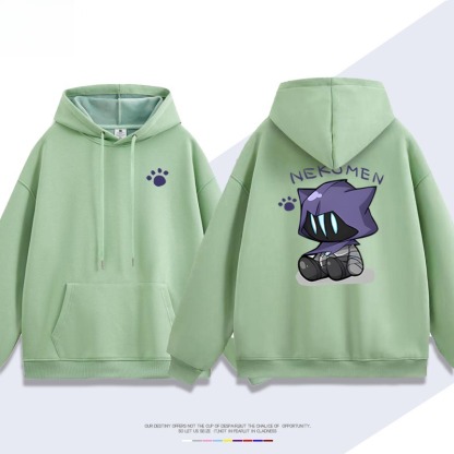 瓦羅蘭特歐門貓貓新款 親子情侶男女連帽衛衣