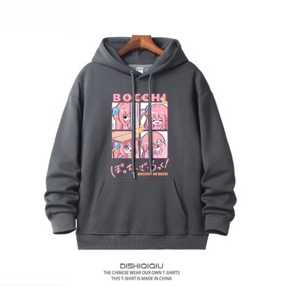 孤獨搖滾 聯名衛衣2025秋冬新款親子情侶裝連帽衛衣