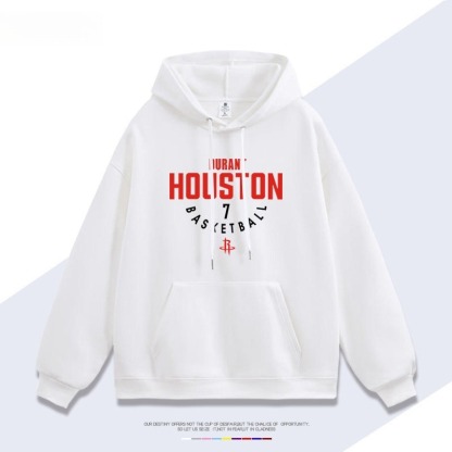 火箭隊杜蘭特7號 聯名衛衣2026秋冬新款 親子情侶裝連帽衛衣