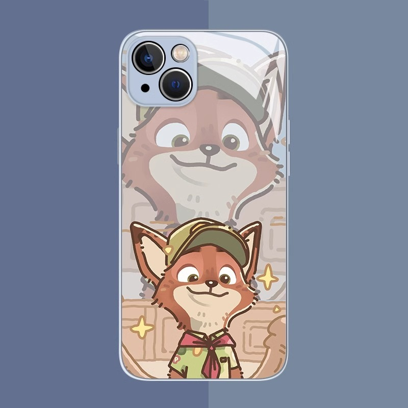 瘋狂動物城新款高清全包防摔玻璃殼