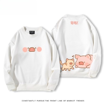 LuLu豬 聯名親子情侶裝 圓領長袖