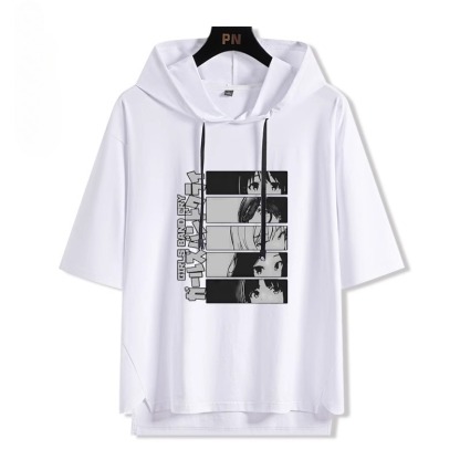 哭泣少女樂隊 連帽短袖T恤