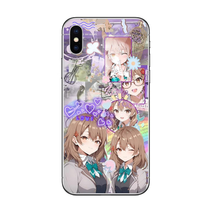 瑪夏 瑪利亞九條手機殼適用蘋果14不時輕聲地以俄語遮羞的鄰座艾莉同學15pro玻璃套opporeno12小米13華爲vivo