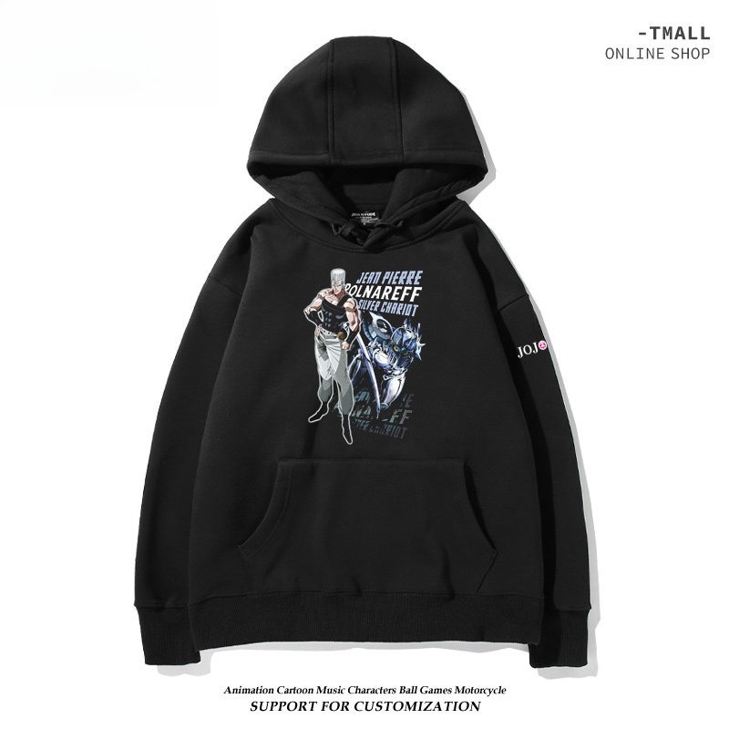 JOJO的奇妙冒險 親子情侶男女連帽衛衣