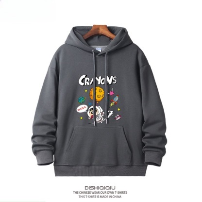 蠟筆小新新款 親子情侶男女連帽衛衣