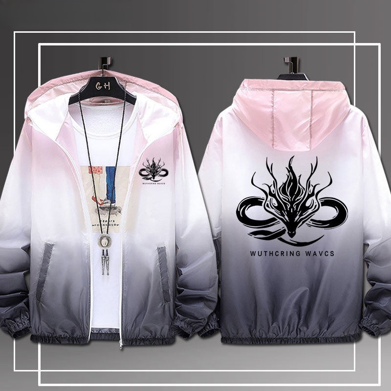 鳴潮 輕薄透氣漸變防曬衣外套