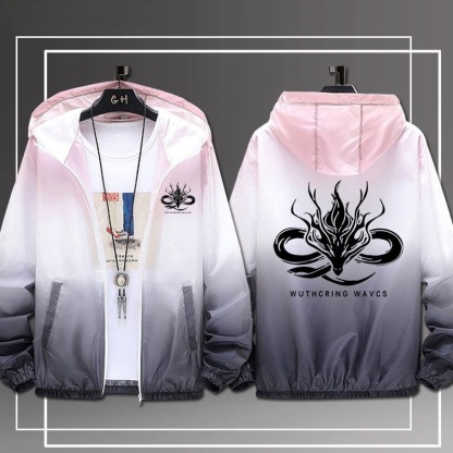 鳴潮 輕薄透氣漸變防曬衣外套