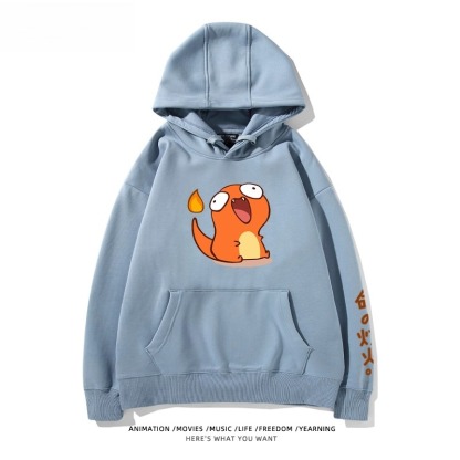 寶可夢Q版搞怪新款 親子情侶男女款連帽衛衣