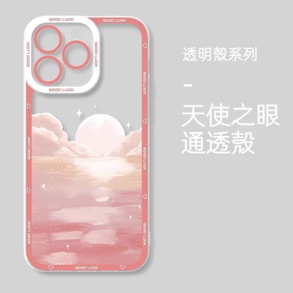 風景 天使眼透明防摔軟殼