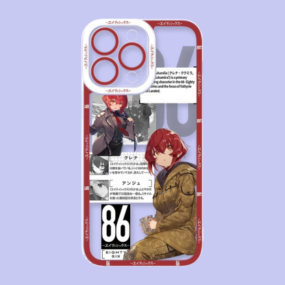 86不存在的戰區天使眼透明防摔軟殼