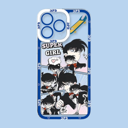 名偵探柯南天使眼透明防摔軟殼