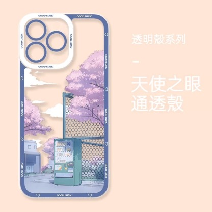 風景 天使眼透明防摔軟殼