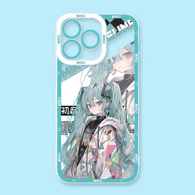 初音未來天使眼透明防摔軟殼