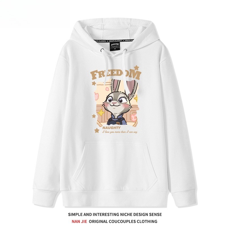 動物方城市新款 親子情侶男女連帽衛衣