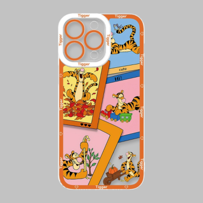 跳跳虎天使眼透明防摔軟殼