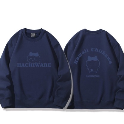 Chiikawa吉伊咔哇聯名親子情侶裝 圓領長袖