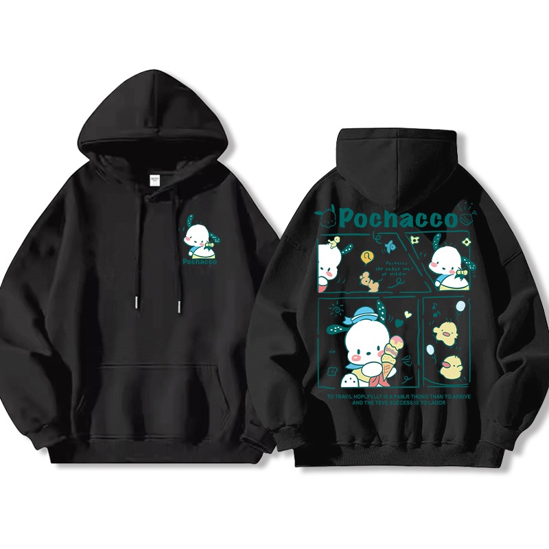 三麗鷗 聯名衛衣2025秋冬新款親子情侶裝連帽衛衣