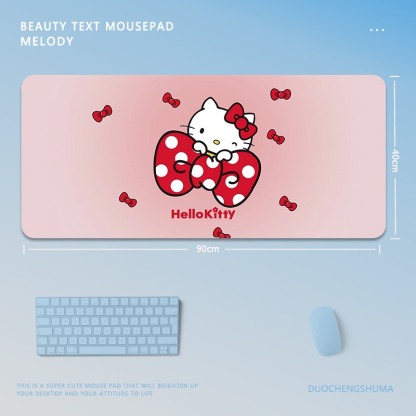 三麗鷗電競超大遊戲加厚防滑鼠標墊