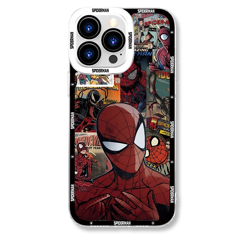 蜘蛛俠天使眼透明防摔軟殼