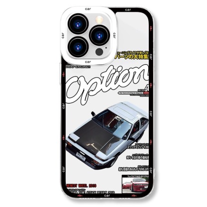 AE86賽車天使眼透明防摔軟殼