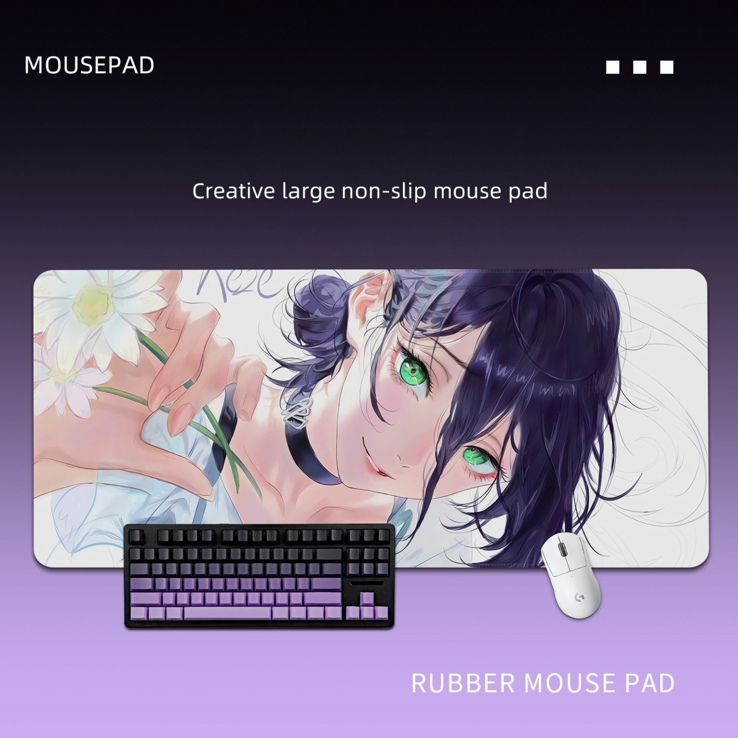 鏈鋸人蕾塞 主題桌墊 布質滑鼠墊