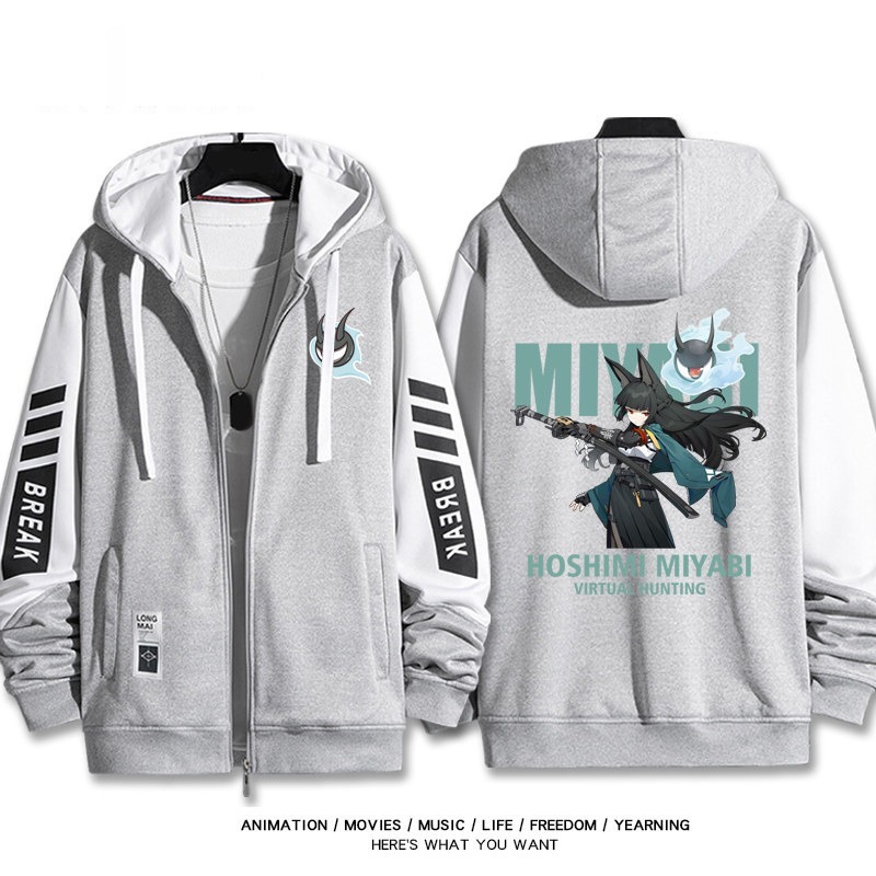 絕區零 星見雅 手繪連帽衫 春秋舒適外套