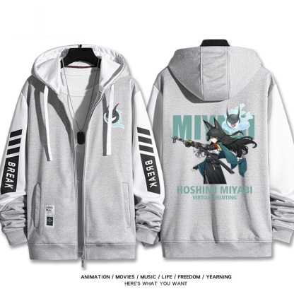 絕區零 星見雅 手繪連帽衫 春秋舒適外套