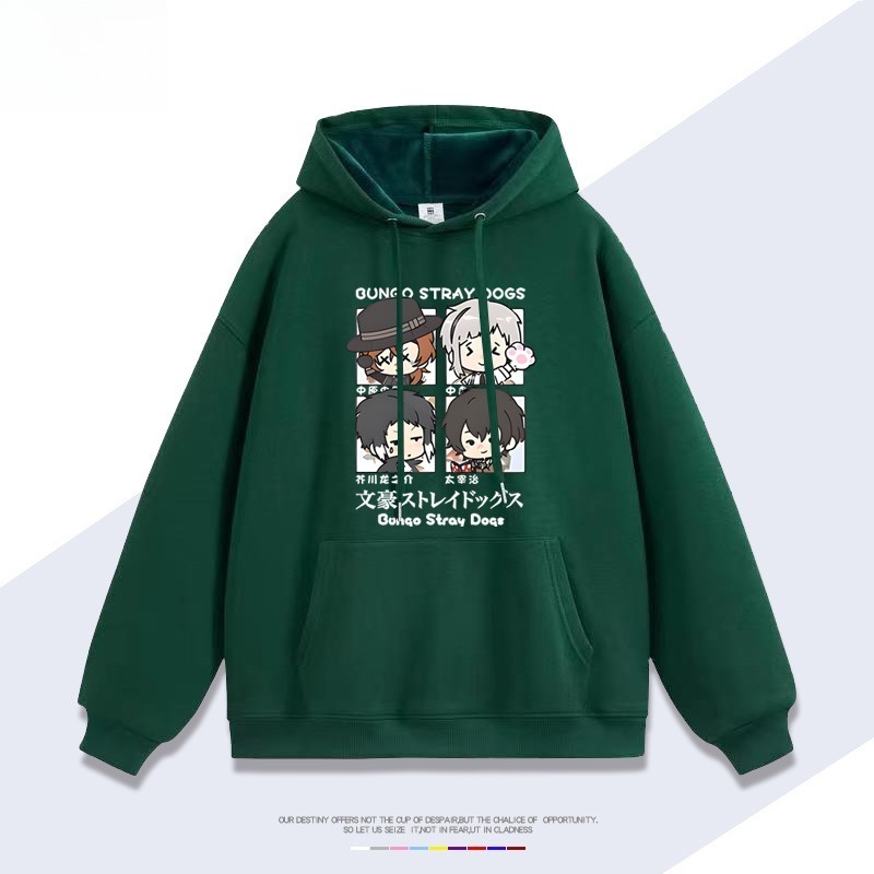 文豪野犬新款 親子情侶男女連帽衛衣