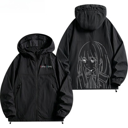 Lycoris Recoil莉可麗絲千束瀧奈周邊 男女輕薄透氣防曬服外套