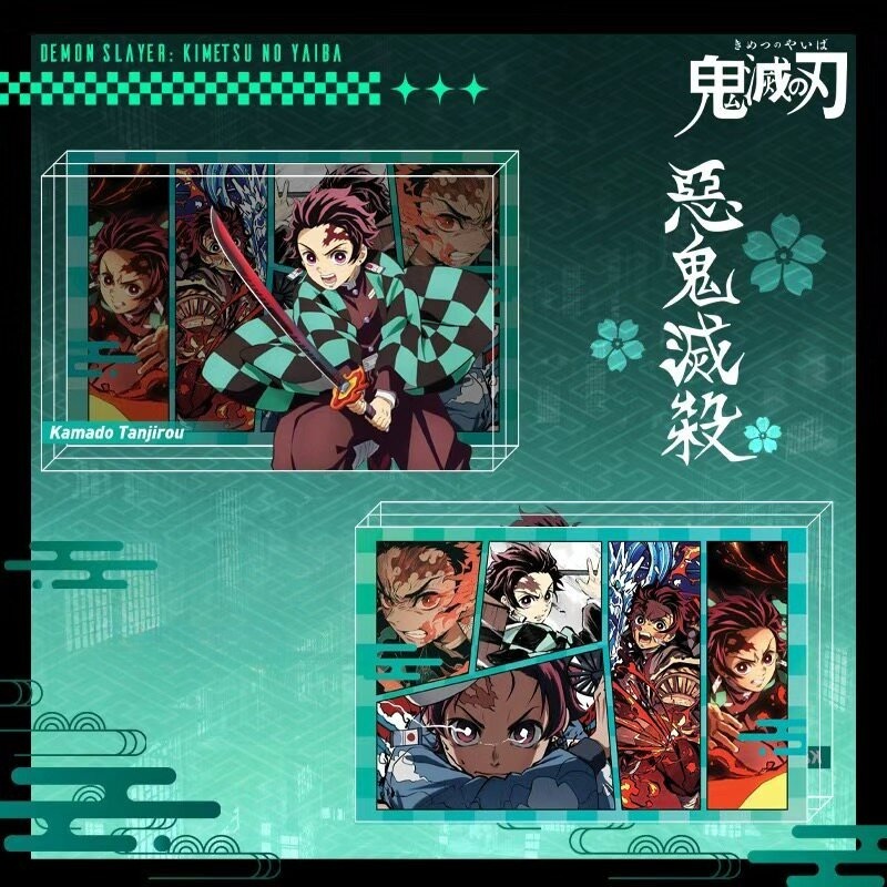 鬼滅之刃 水晶磚新款亞克力磚透明立體擺件