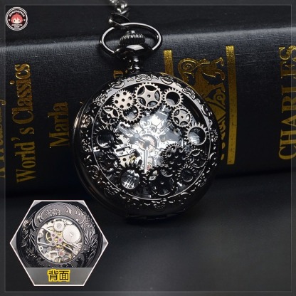 命運石之門周邊牧瀨紅莉棲機械復古懷錶動漫男女同款