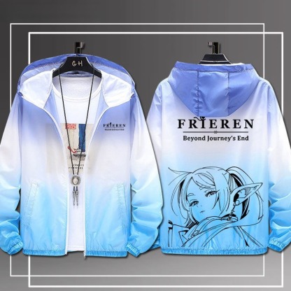 葬送的芙莉蓮 輕薄透氣漸變防曬衣外套