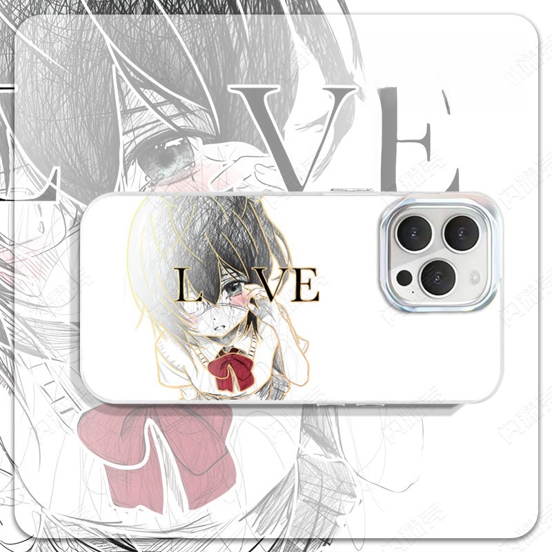 動漫LOVE系列 極光金漸變手機殼