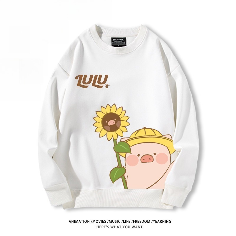 LuLu豬 聯名親子情侶裝 圓領長袖