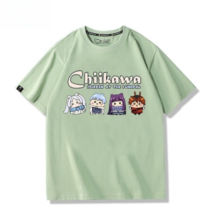 Chiikawa X 葬送的芙莉蓮  印花短袖T恤