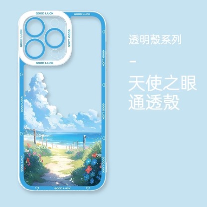 風景 天使眼透明防摔軟殼