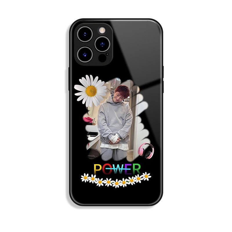 GD權志龍新款高清全包防摔玻璃殼