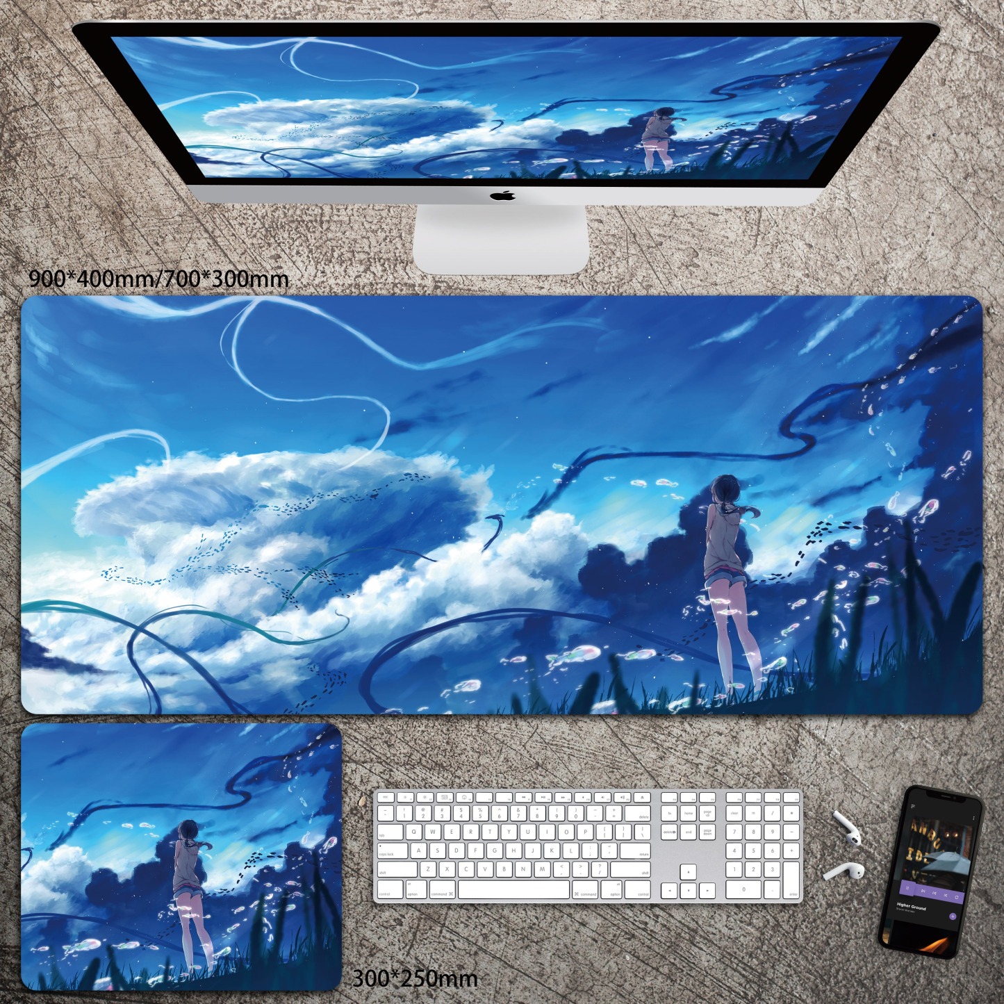 動漫系列 主題桌墊 布質滑鼠墊