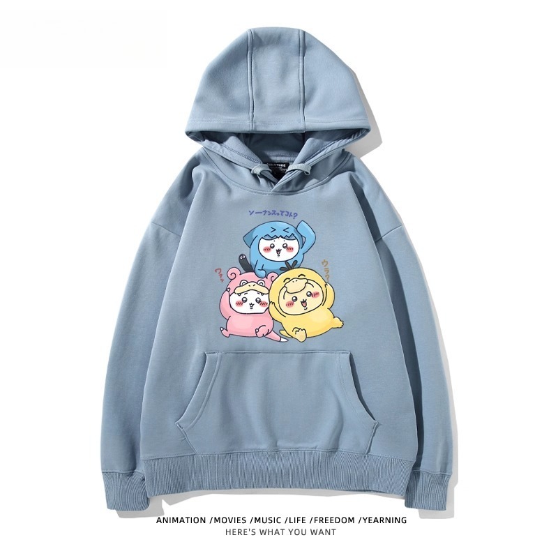 chiikawa X 寶可夢系列 聯名衛衣2025秋冬新款 親子情侶裝連帽衛衣