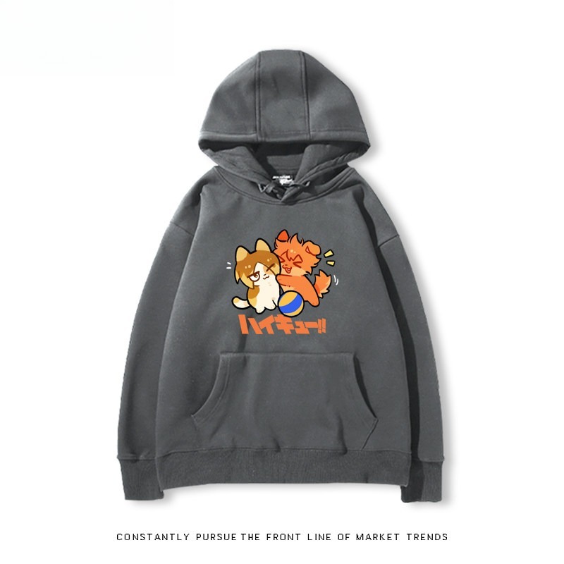 排球少年 聯名衛衣2026秋冬新款 親子情侶連帽衛衣