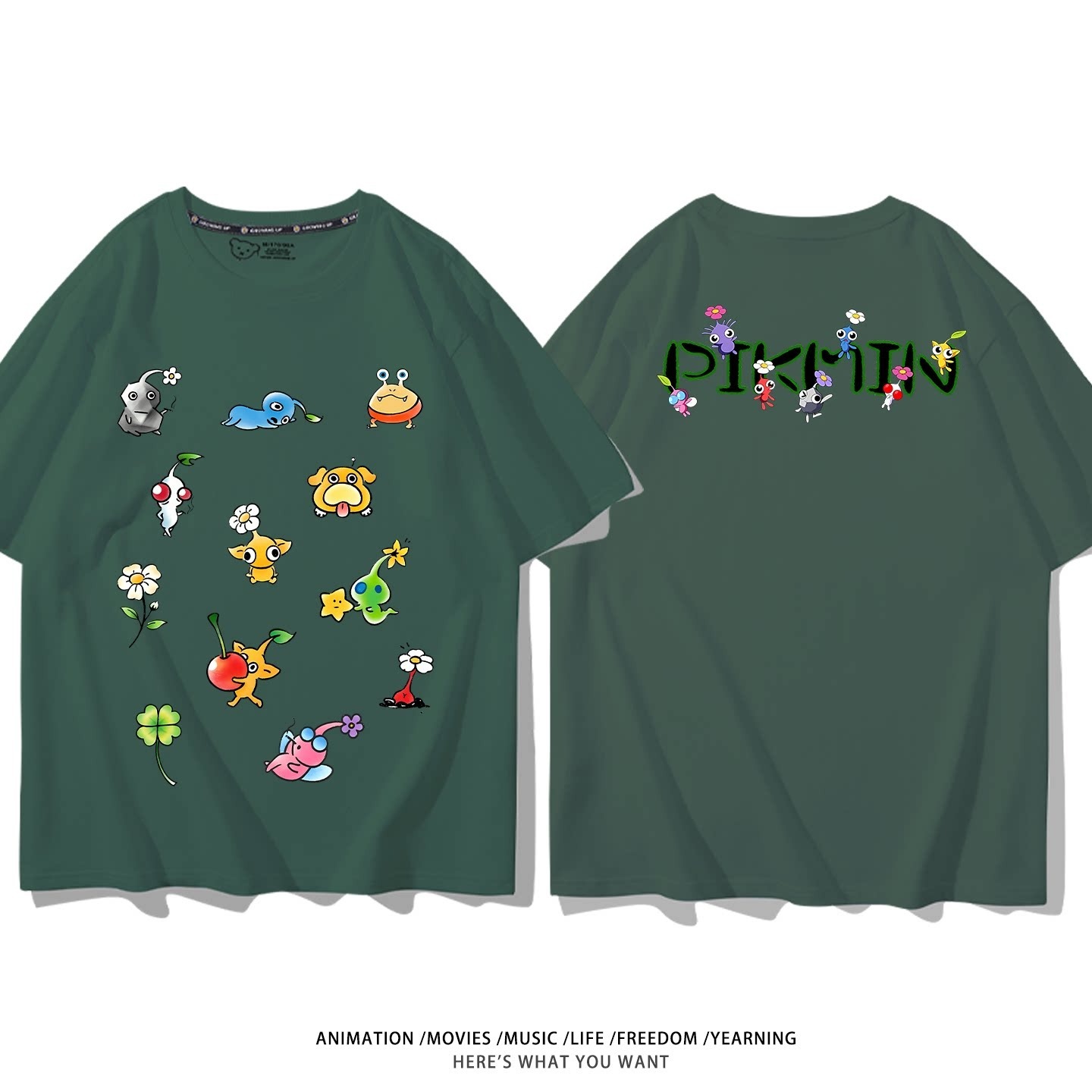 皮克敏PIKMIN4 印花短袖T恤