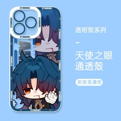 [Copy]蘋果 系列星穹鐵道天使眼透明防摔軟殼