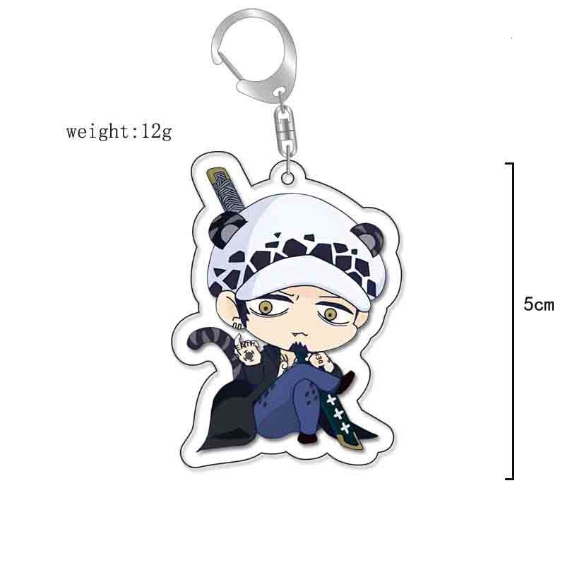 航海王草帽路飛索隆喬巴羅賓亞力克鑰匙扣掛飾【單買三件起送】